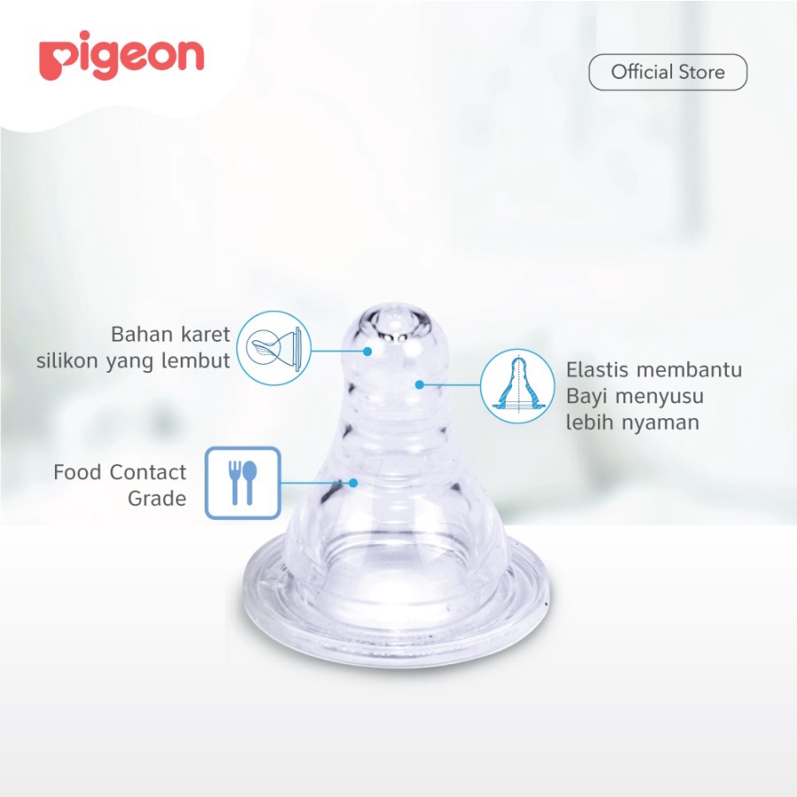Pigeon - Peristaltic  Nipple Bottle Susu PP isi 3 120 ml