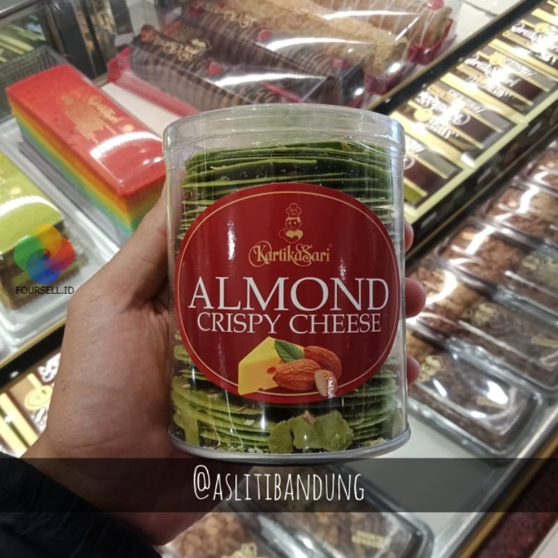 Kartika Sari - Almond Crispy Kemasan Tabung Kecil Asli Ti Bandung - Kartikasari Bandung Oleh Oleh Ba