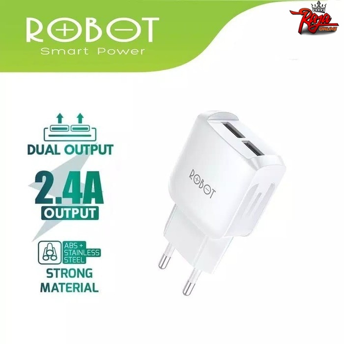 RT-K6 Charger Batok Robot Original 2 USB Output 2.4 A Fast Charging