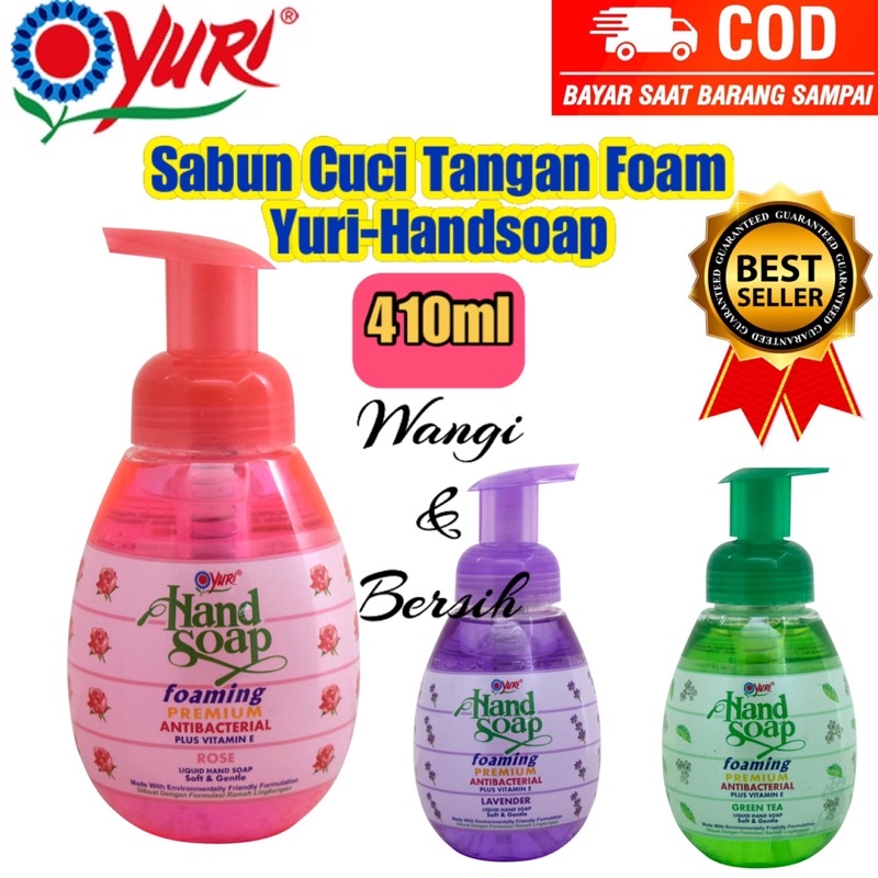 Jual Yuri Handsoap Sabun Cuci Tangan Busa 410ml Sabun Dengan Tempat