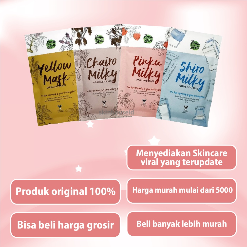 Skinhouseid Masker Wajah Organik Runaskin Premium Original Ampuh Merawat Dan Eksfoliasi Kulit