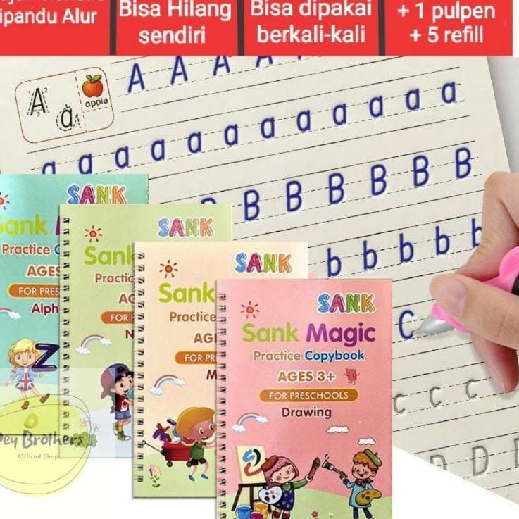 

LANGSUNG BELI Sank Magic Book/Buku Belajar Menulis/Buku Belajar Menulis TK PAUD 3KD`