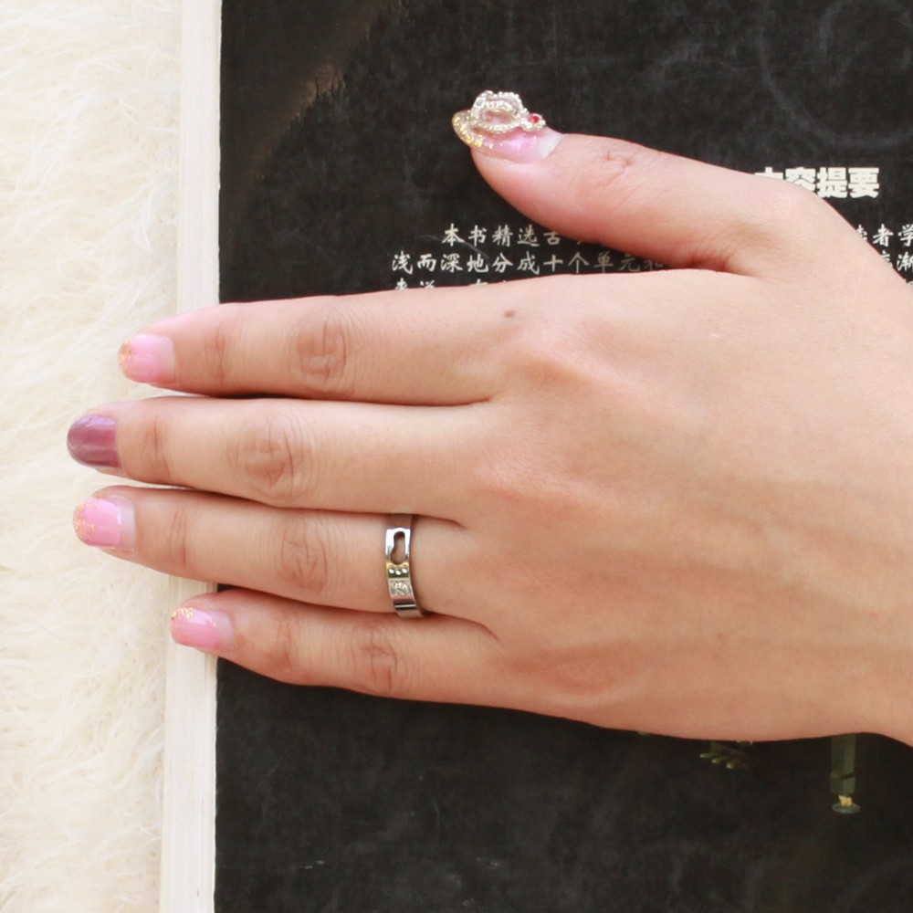 OBRAL Cincin Couple Titanium / Cincin Couple Ring / Couple Pasangan / Cincin Tunangan