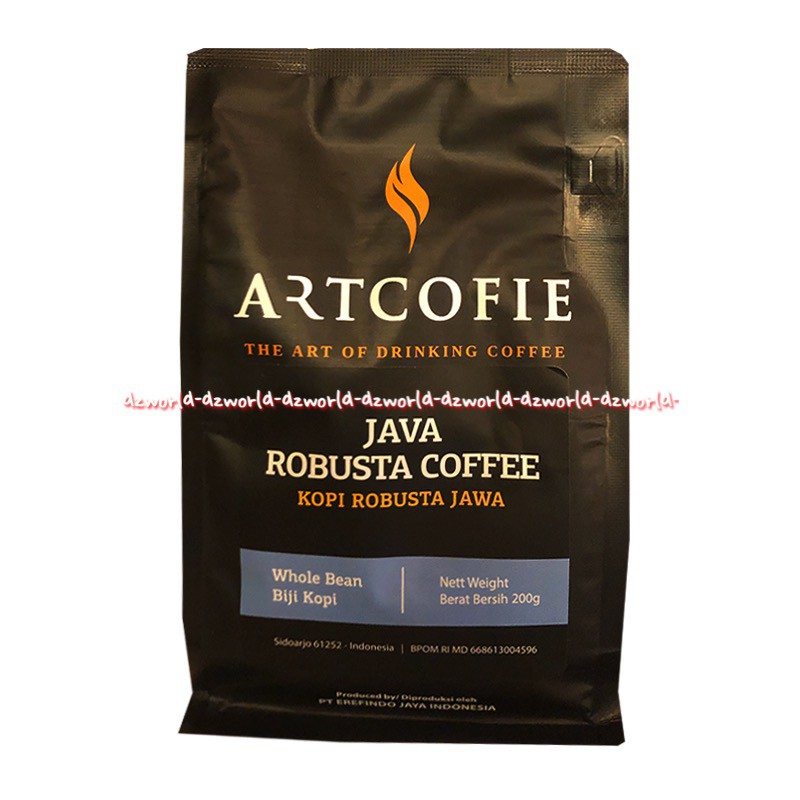 Artcofie Java Arabica Coffee 200gr Whole Bean Biji Kopi Arabika Jawa Art Cofie Art Kopi Artcoffee