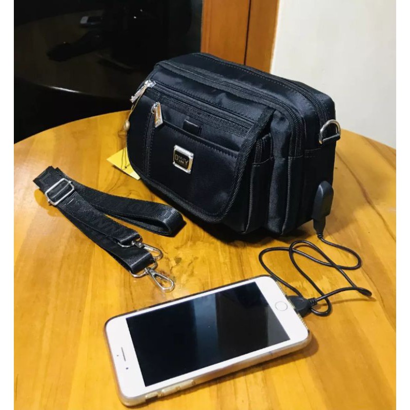 tas pinggang selempang original merek polo DANNY 2D