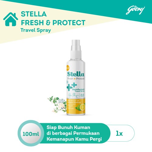 Stella Fresh &amp; Protect Disinfectant Travel Spray Fresh Citrus 100ml