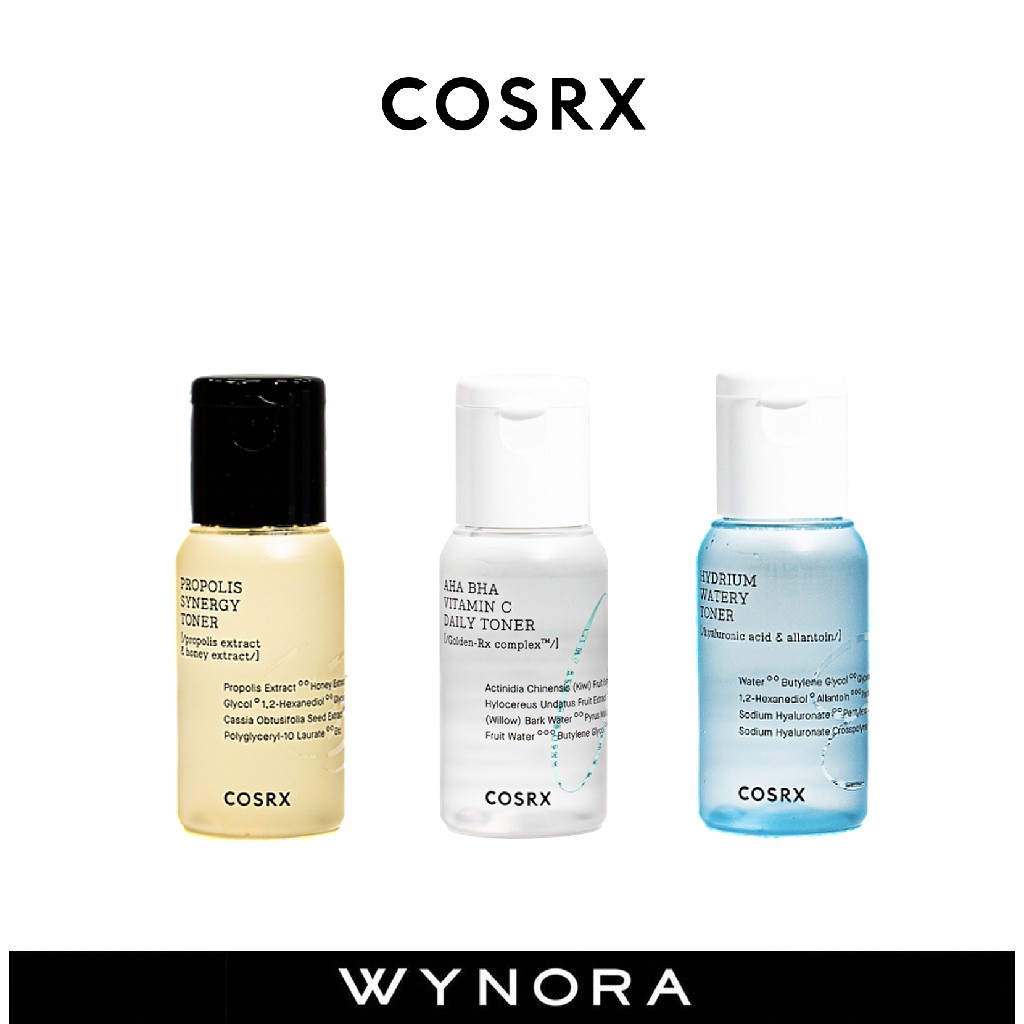 COSRX Propolis Toner 50ml / Hydrium Watery Toner / Refresh AHA BHA Vitamin C Toner