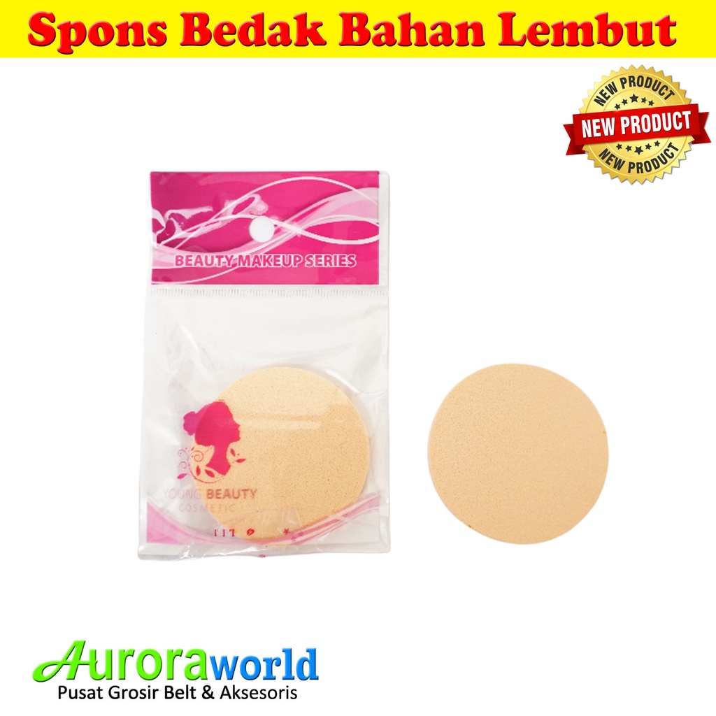 Sponge bedak spon bedak bulat powder puff