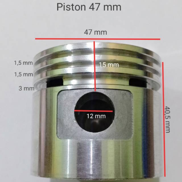 Piston kompresor portable 47 mm