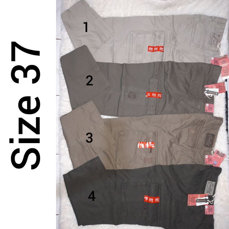 Blackstore06/Cardinal Celana Panjang Pria Cargo Merk Cardinal 100% Original (Size Besar) Bahan Katun