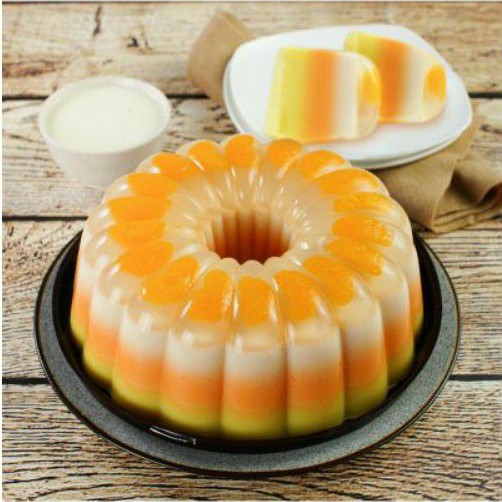 Holland Bakery-Pudding Orange Loyang (Khusus pengiriman Via Go send atau Grab send)