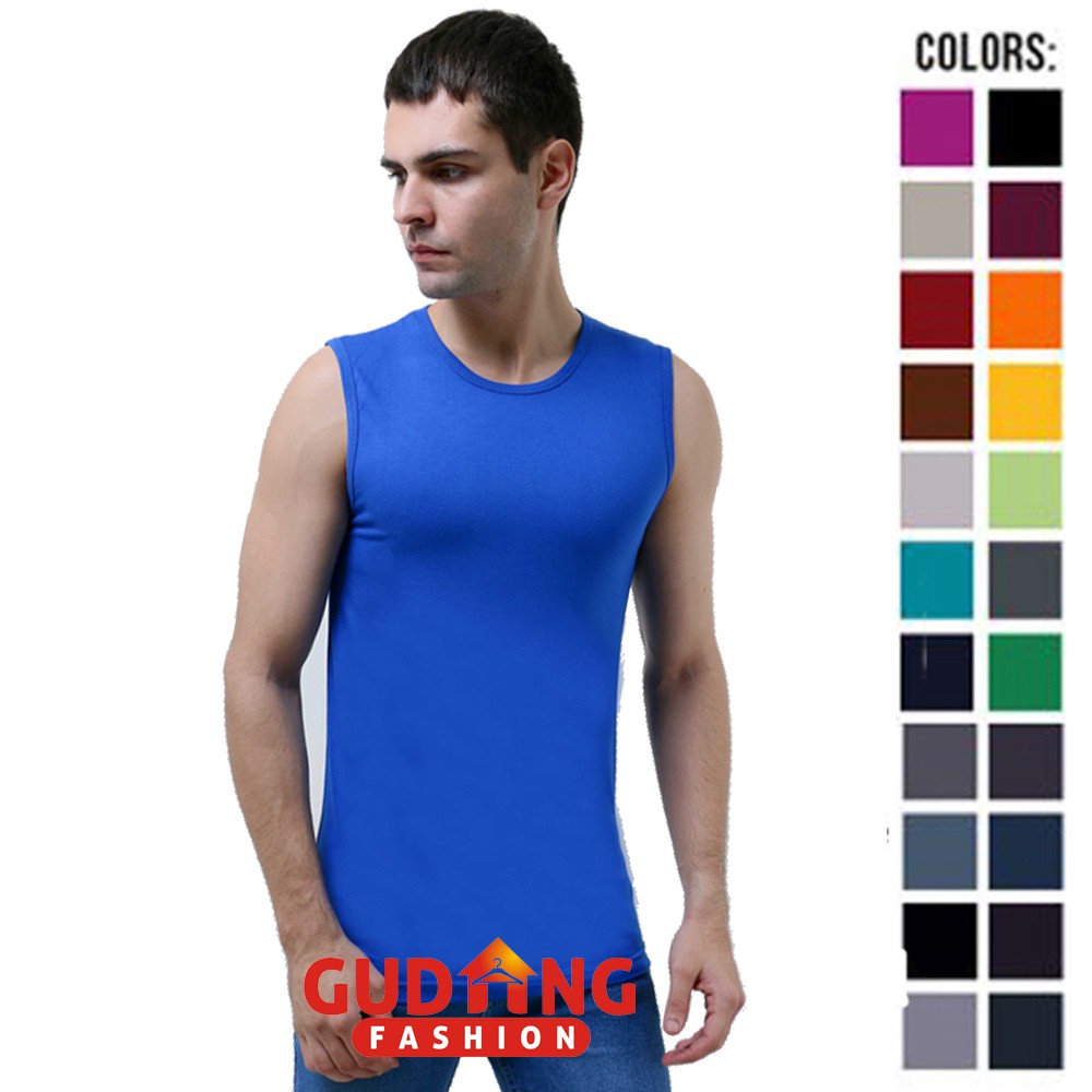 Singlet Pria Distro - Banyak Pilihan Warna (COMB)