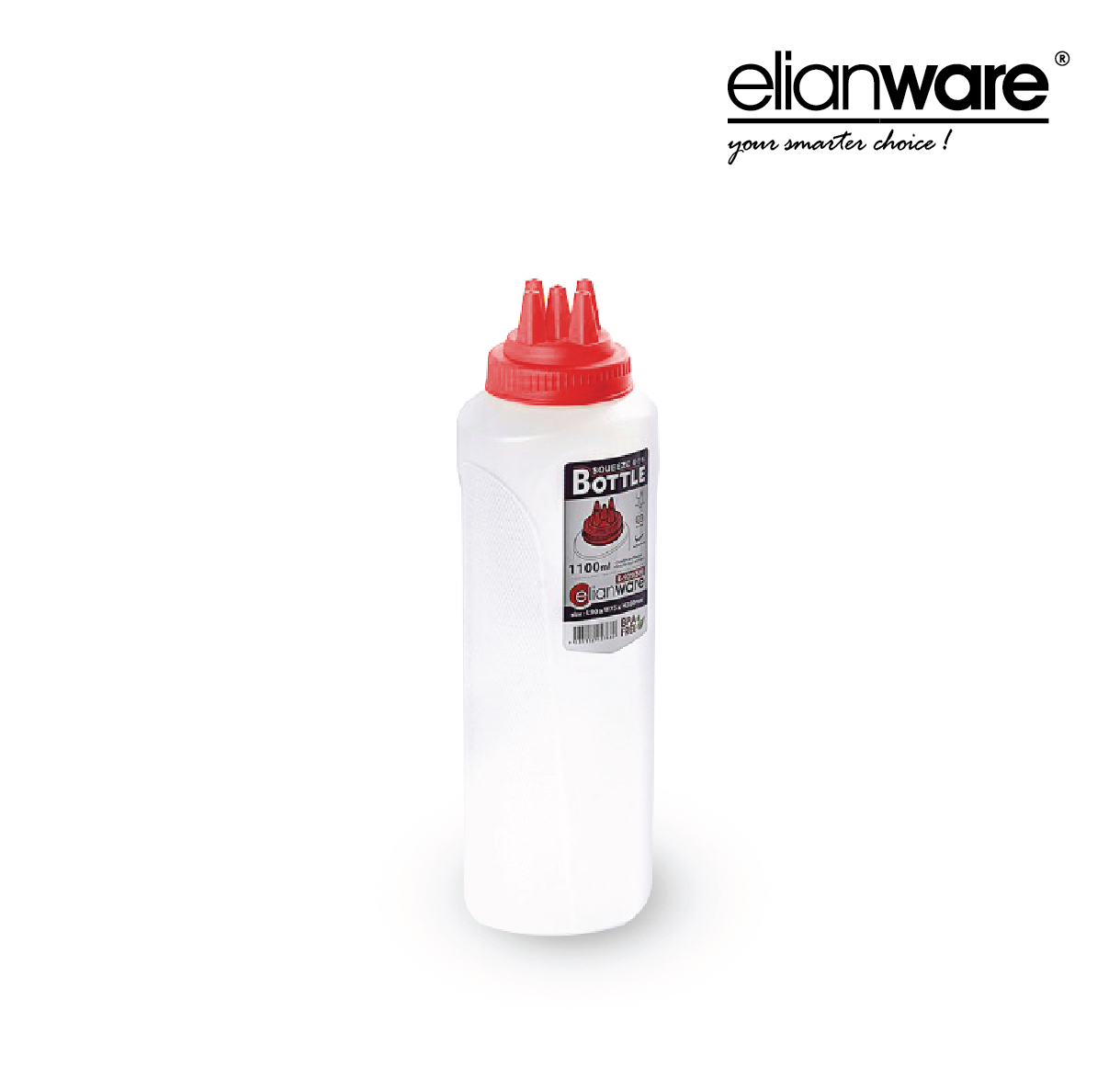 ELIANWARE Sauce Bottle Botol Saus Sambal (1100ML) 5 Holes / 5 Lubang