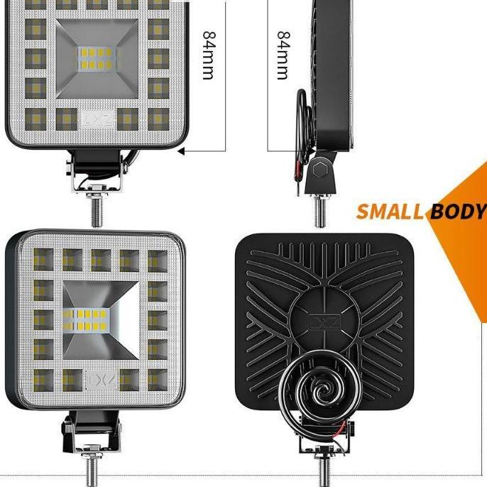 Miliki Lampu Tembak SOROT MOBIL MOTOR CREE 23 LED MATA DAN 16 LER MATA BISA DI PAKAI 12 VOLT SAMPAI 