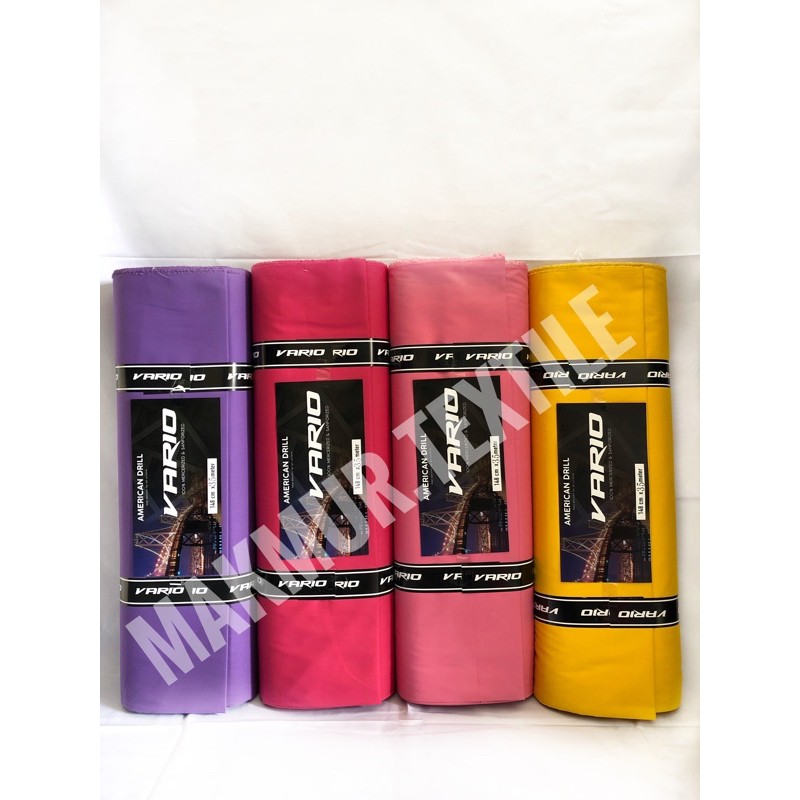 Kain Vario American drill / american drill / kain seragam / kain American drill