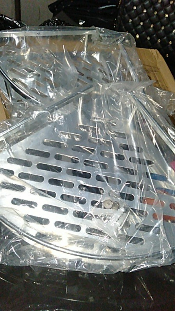 Rak Sudut Alumunium Serbaguna Kamar Mandi Toilet Wc Dan Dapur