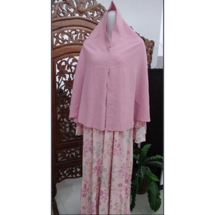 gamis jersey tebal