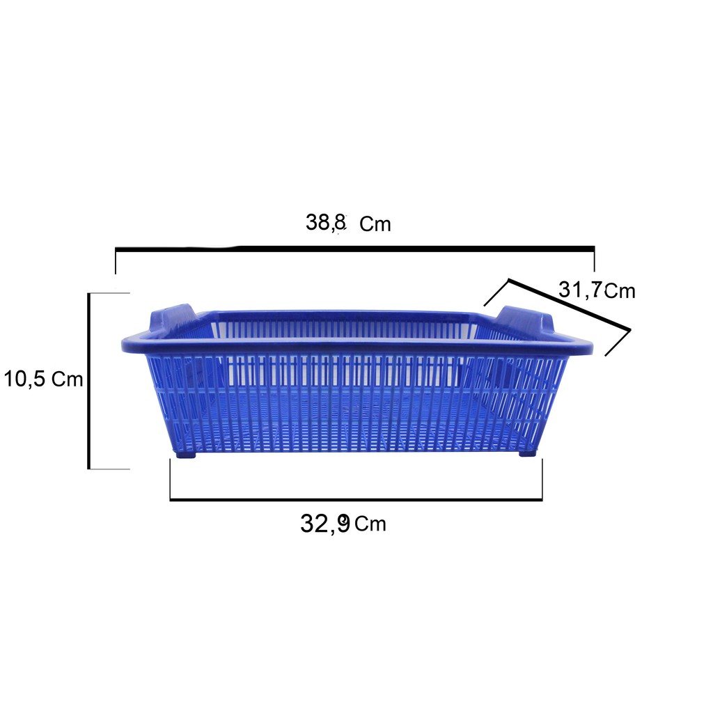 Tempat Surat Ukuran L / Keranjang Plastik Serbaguna Buah dan Sayur