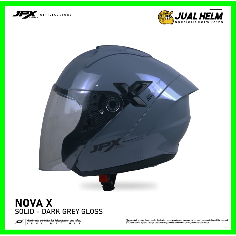 Helm JPX Nova X DarkGrey Glossy