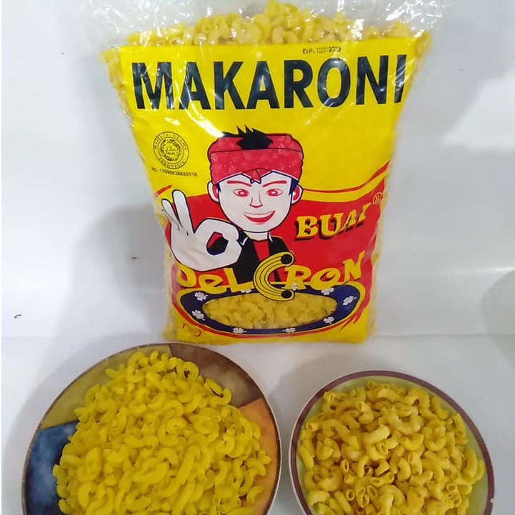 

Makaroni Mentah Delcron Bantet Kualitas Super