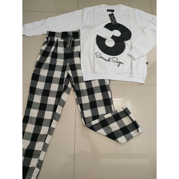 SALE Set Second Sign Top + Pants