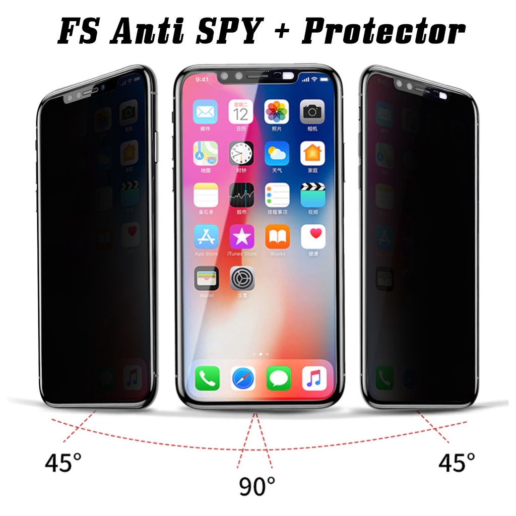 Vivo Y51 | Y53 | Y71 | Y91/Y95 | Y93 Tempered Glass Anti Spy