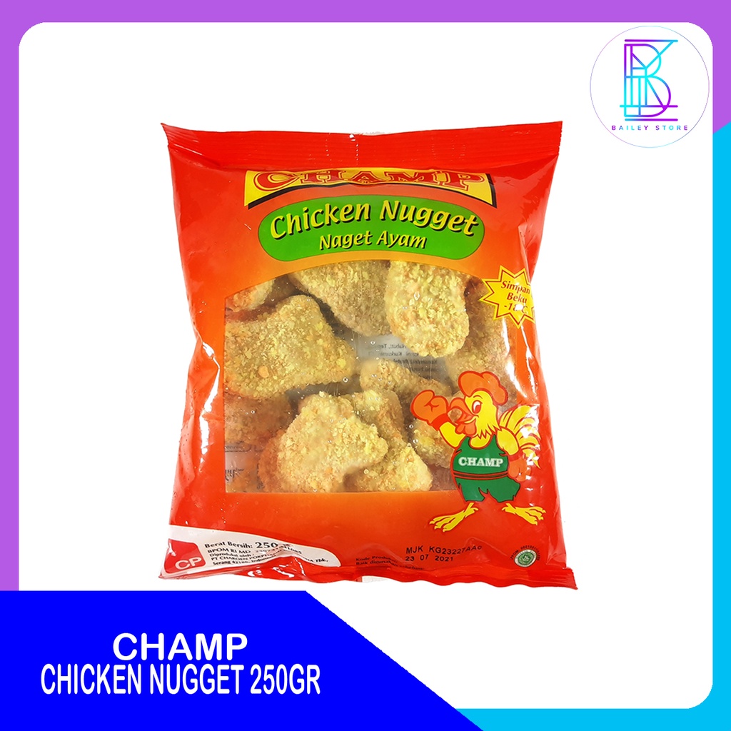 

CHICKEN NUGGET CHAMP 250GR
