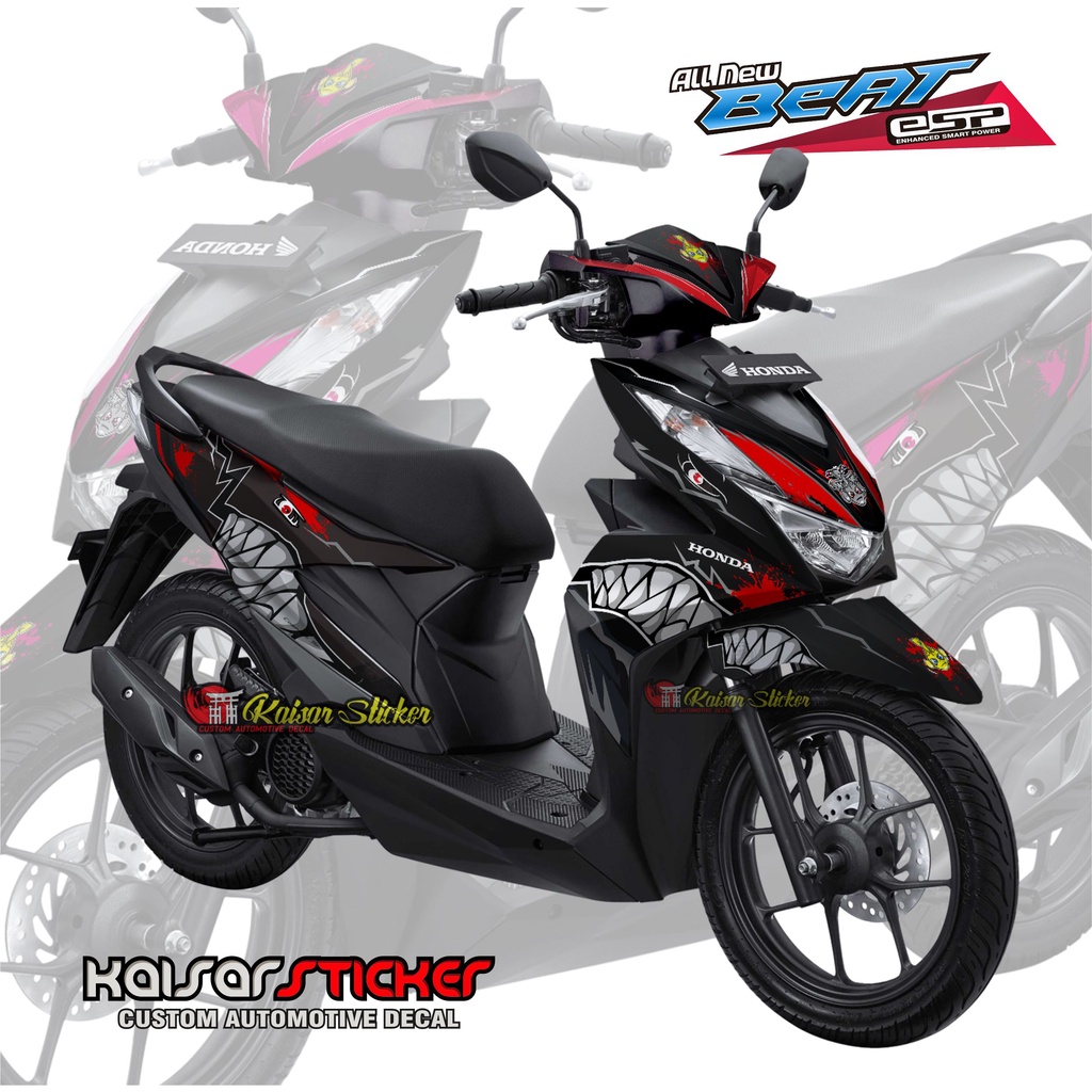 Sticker Striping Decal Beat New Street Deluxe 2021 Shark Full Body New