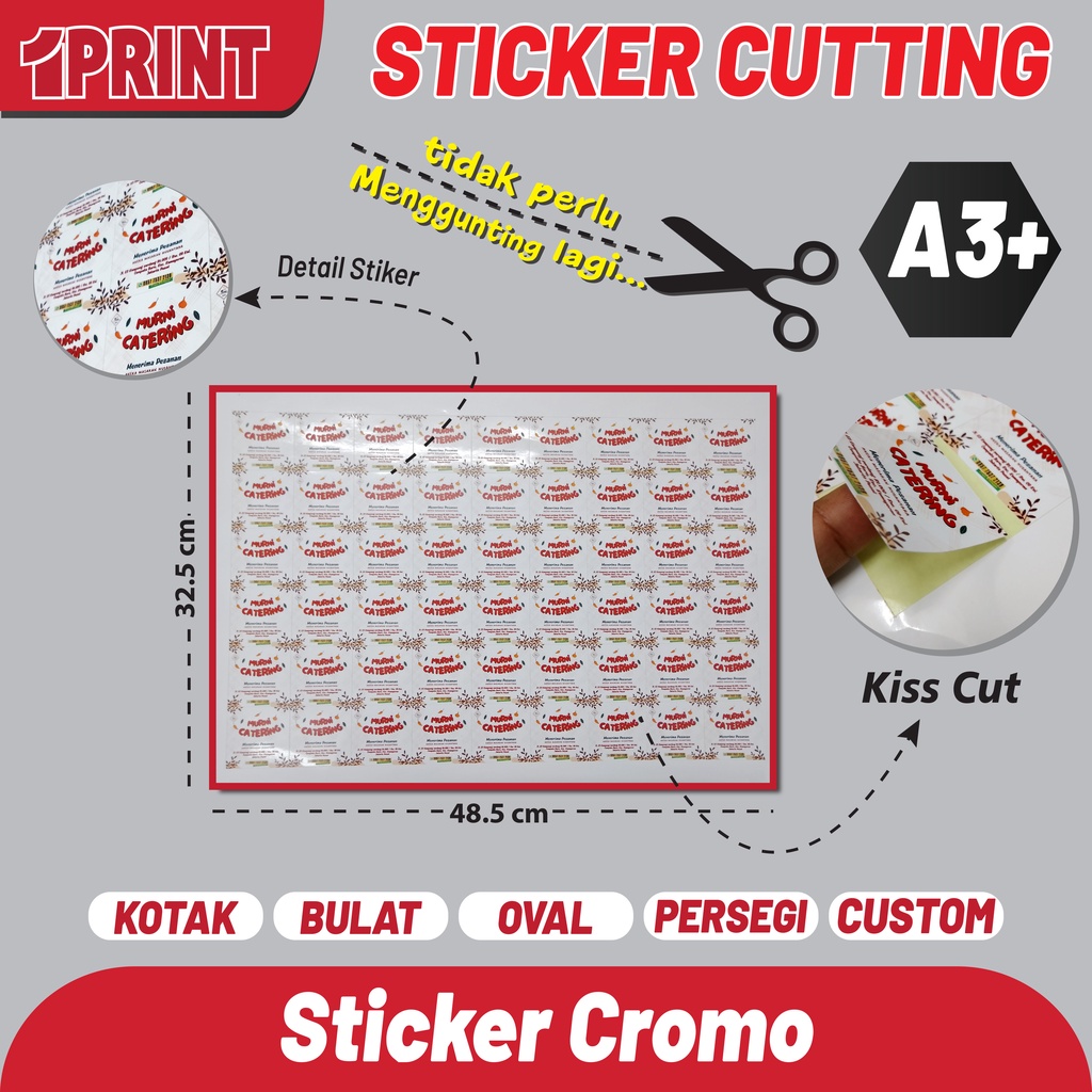 

Cetak Sticker Cromo A3+ | Print Stiker Label Kromo A3+ | Print + Kiss Cut