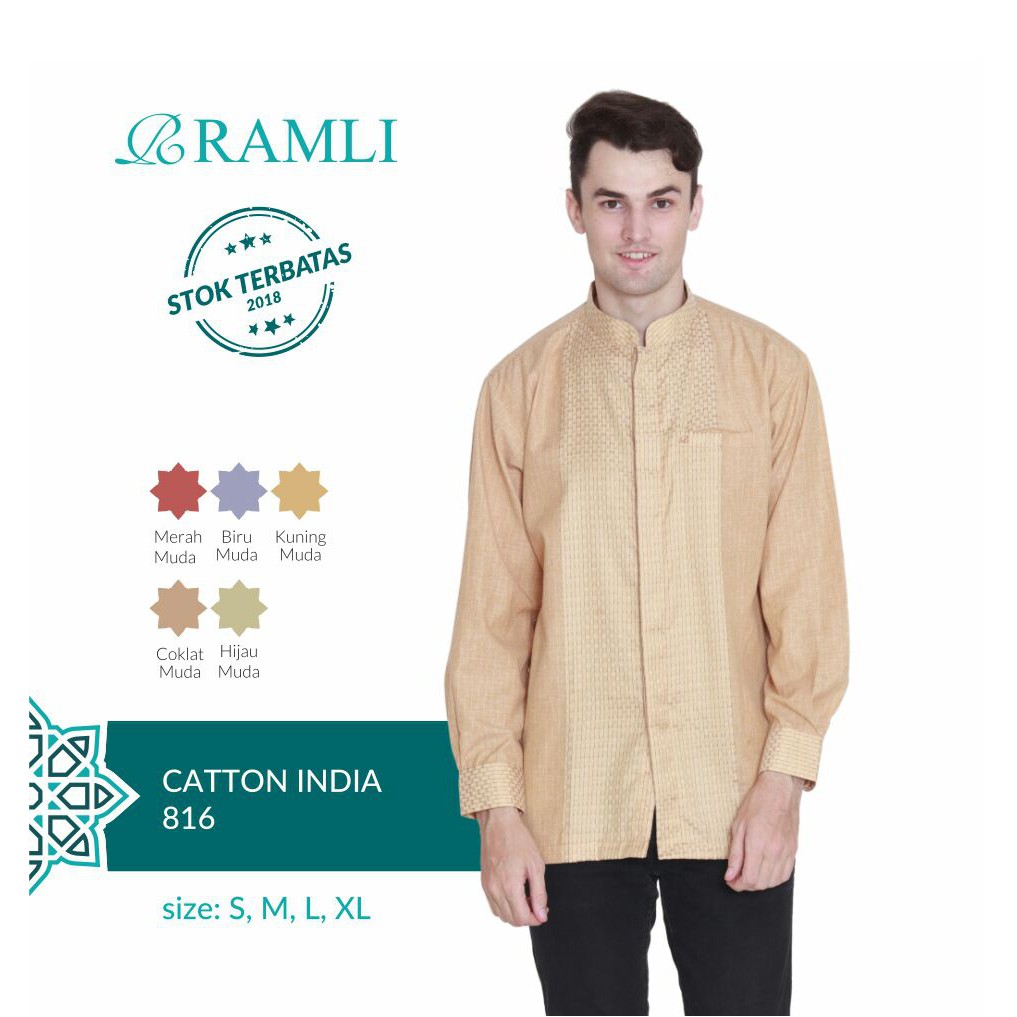 BAJU KOKO CATTON INDIA 816 MERK RAMLI