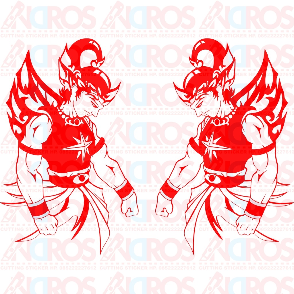 Cutting Stiker Body Mobil Gatot Kaca