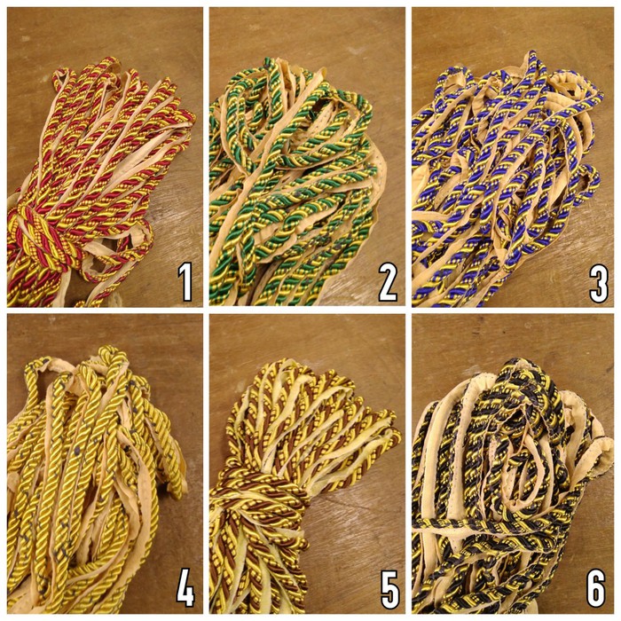 

Talikur Tambang Hias / Motif / Talikur Warna / Tali Tampar (PER METER) ~ son184