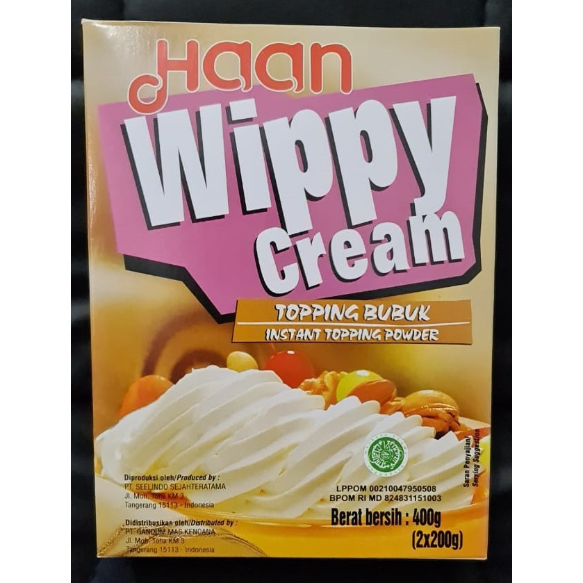 HAAN WIPPY CREAM 400 gr