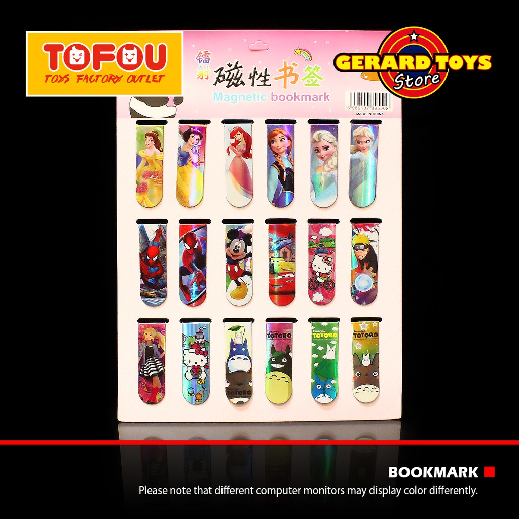 

Stationery set Bookmark Magnetic Pembatas Buku Karakter MURAH KEREN