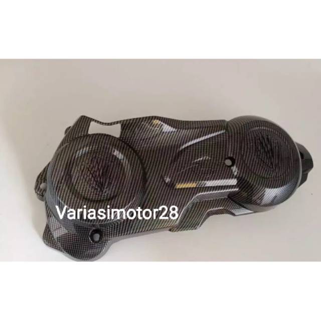 COVER TUTUP CVT CARBON KARBON NEMO YAMAHA AEROX 155