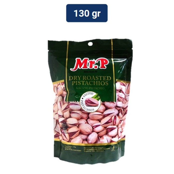 

Mister Pi Dry Roasted Pistachios Salted 130gr - Kacang Pistachio Asin