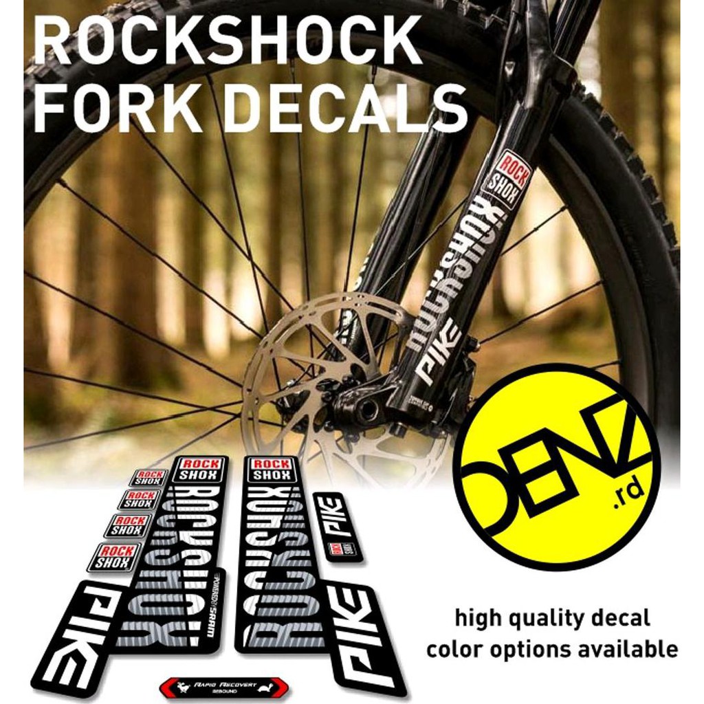 Decal Fork Rockshox Pike 2018 Stiker Fork Rockshox Cocok Buat Fork Titan Fork Epicon Fork Epixon