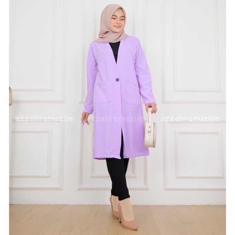 Milano Kardigan LD100 - Cardigan Wanita Korea Kasual Outer / R.7 - 293-6790