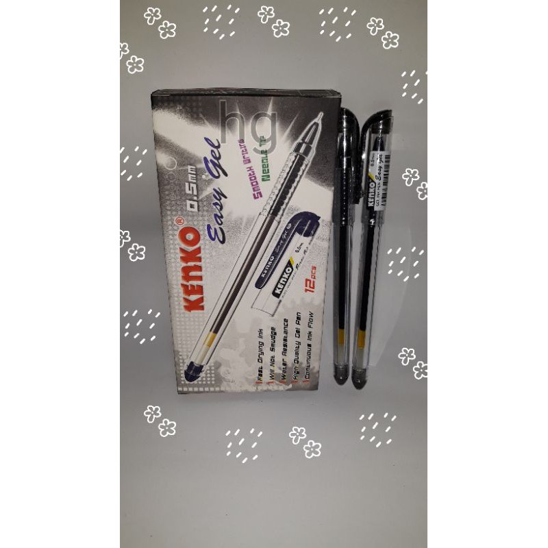 

PEN KENKO EASY GEL/PULPEN KENKO ESSY GEL HITAM O.5 mm