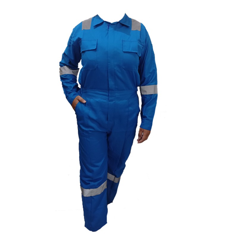 Baju Terusan wearpack warna Biru pertamina / Seragam Safety
