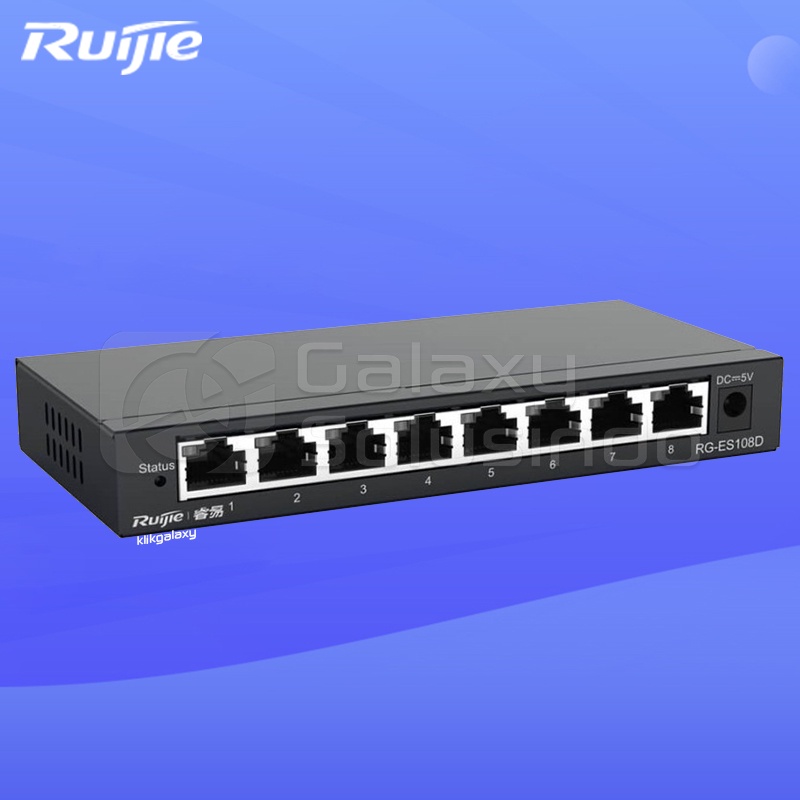 RUIJIE RG-ES108GD 8 Port Gigabit Unmanaged Metal Switch