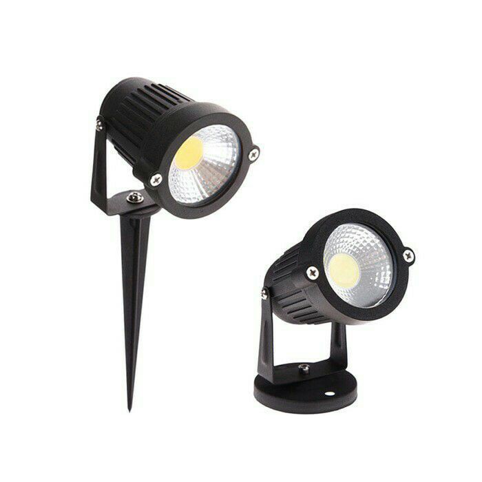 LAMPU LED SOROT COB 5W TAMAN TANCAP PIRINGAN TEMPEL 5 W WATT SPOT LUKISAN PLAFON HIAS PUTIH KUNING