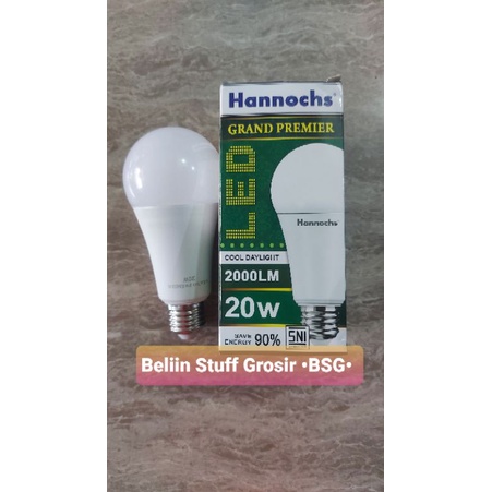 Lampu LED Hannochs GRAND PREMIER Hemat Energi 20 Watt, 22 Watt - Cahaya Putih