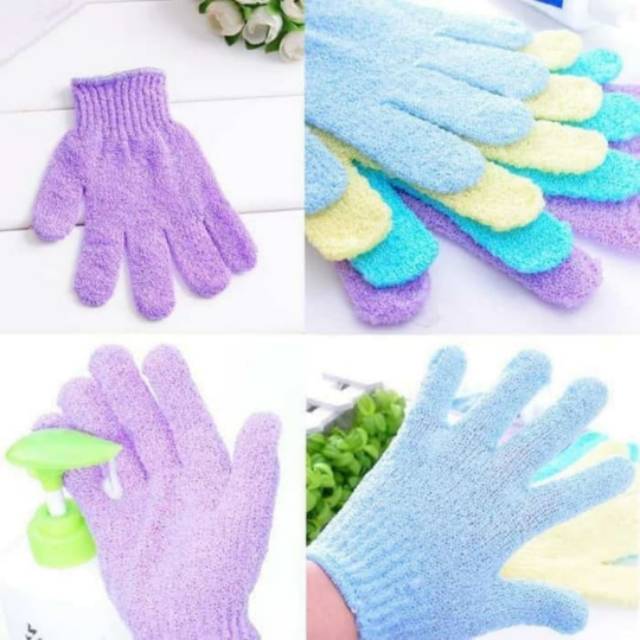 SARUNG TANGAN MANDI - SCRUB BATH GLOVE BODY SCRUBBER