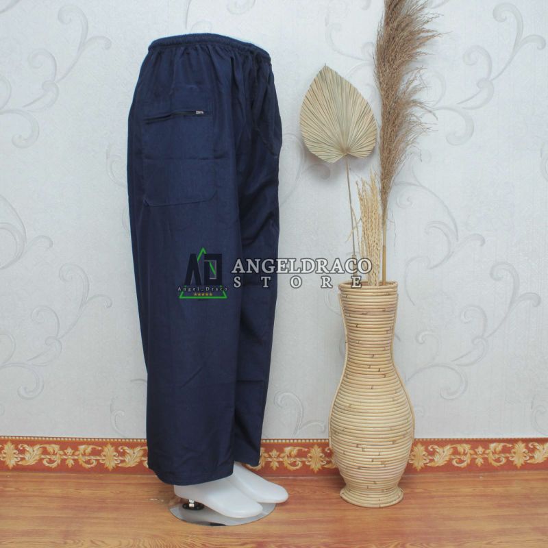 Celana Sirwal Dewasa Jumbo Navy / Celana Sirwal / Celana Sirwal Dewasa / Celana Sirwal Dewasa Jumbo