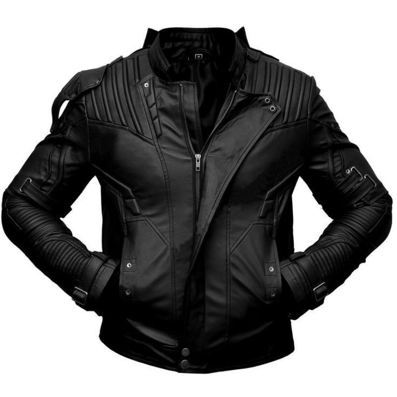 jaket kulit asli domba -jaket kulit pria biker touring-jaket kulit original 100%