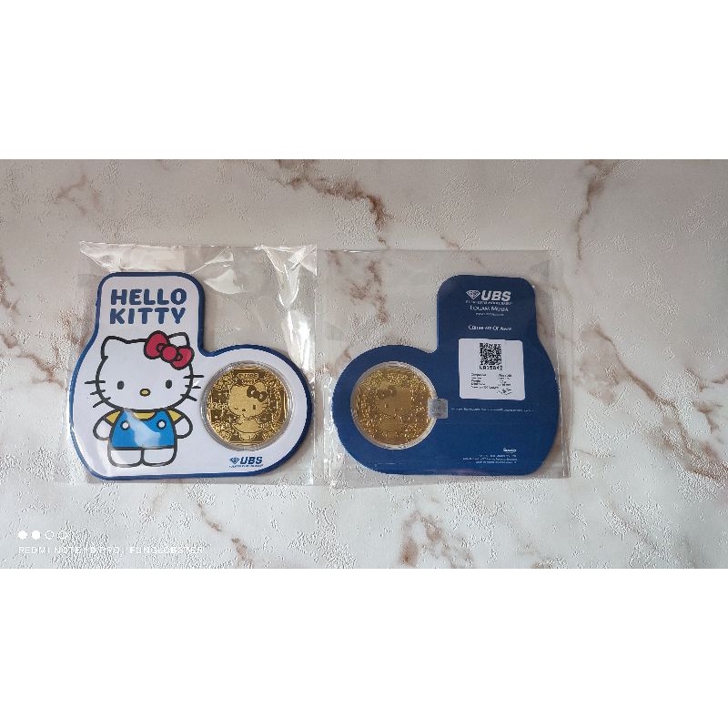 Logam Mulia Angpao Emas UBS Sanrio Hello Kitty 0.2 gr