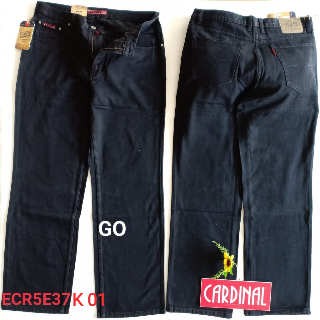 gof ECR CARDINAL CELANA PANJANG JEANS Pria Celana Regular Regular Fit Men Jeans Bermuda Casual