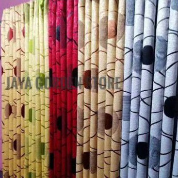 Gorden Blackout Polkadot Gorden Jendela Gorden Pintu Gorden Rumah Minimalis