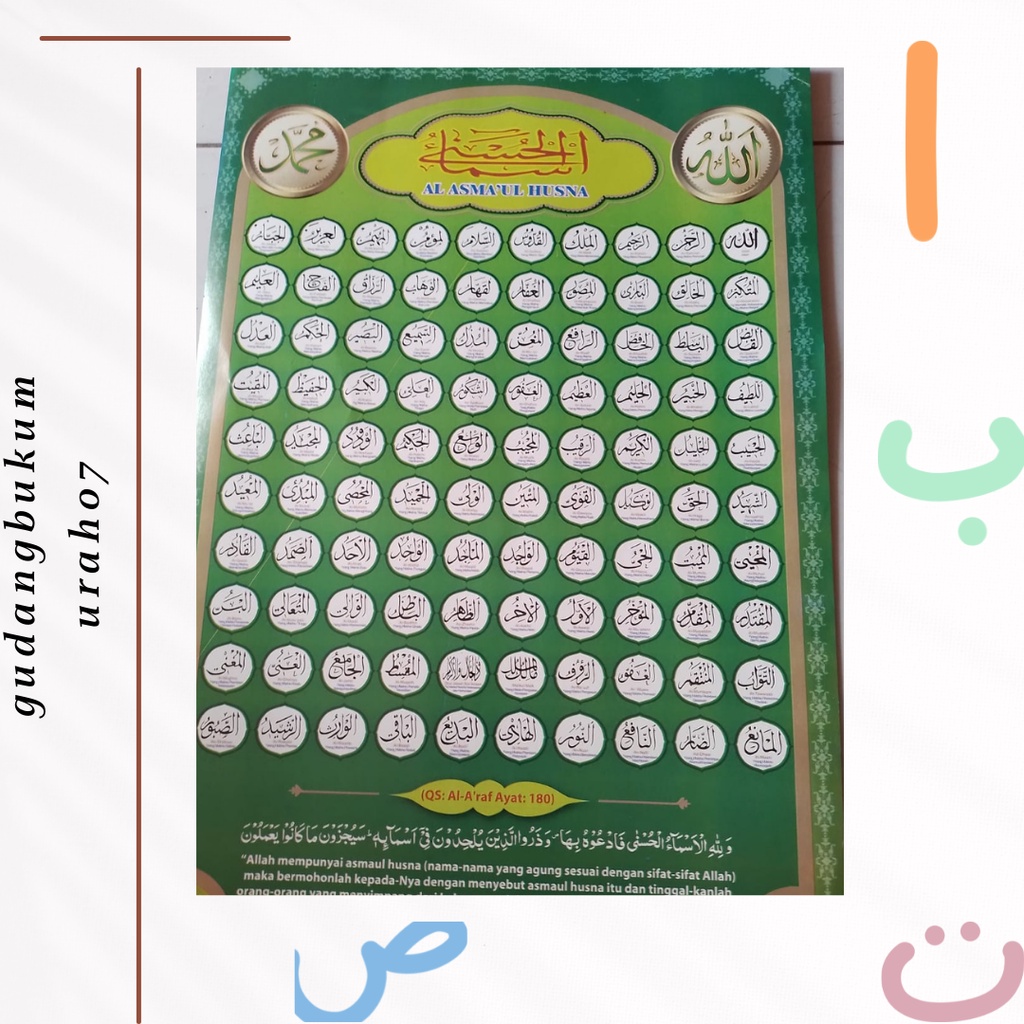 

POSTER ANAK EDUKASI ASMAUL HUSNA
